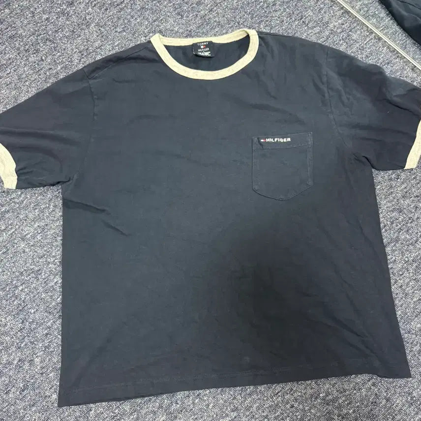 [BUNJANG] Tommy Hilfiger Ringer T-Shirt / 타미힐피거 링거티