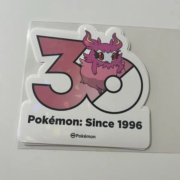 [BUNJANG] Pokemon 30th Anniversary Pre-Felt Sticker / 포켓몬 30주년 스티커 프레프티르