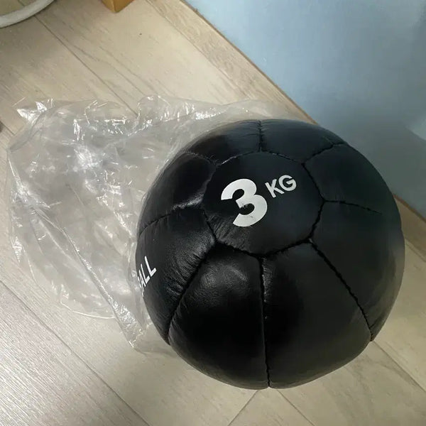 [BUNJANG] Ats&Spart Leather Medicine Ball 3kg / 엣스앤 스파트 가죽 메디신볼 3KG