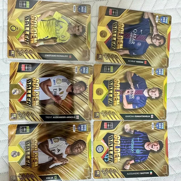 [BUNJANG] Panini Golden Ballers FIFA 365 Cards (6 Types: Ronaldo, Hakimi, Vinicius Jr.) / 파니니 골든볼러 6종 호날두 하키미 비니시우스 등등