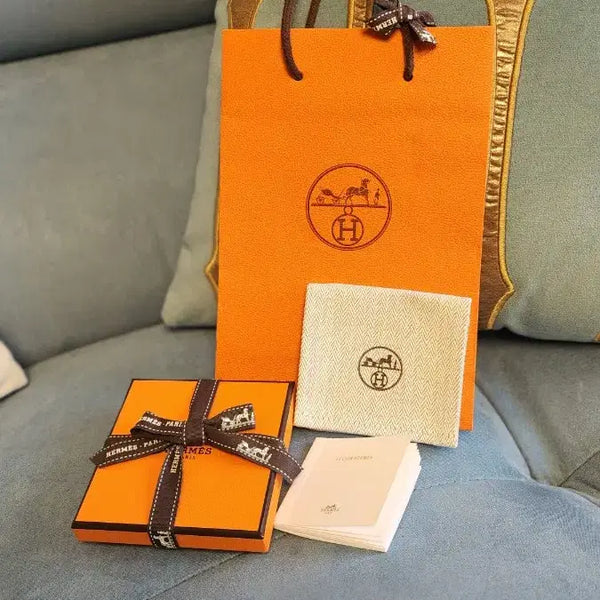 [BUNJANG] Hermès Click H PM Rose Gold White Box & Dust Bag Set / 10-1)에르메스클릭아슈PM 박스더스트쇼핑백북렛풀셋