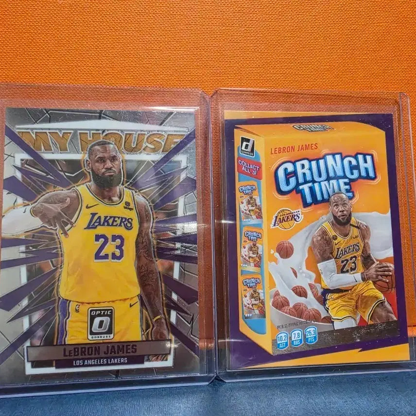 [BUNJANG] LeBron James Team Color Purple 2-Card Lot / 르브론 제임스 팀 컬러 퍼플 2장