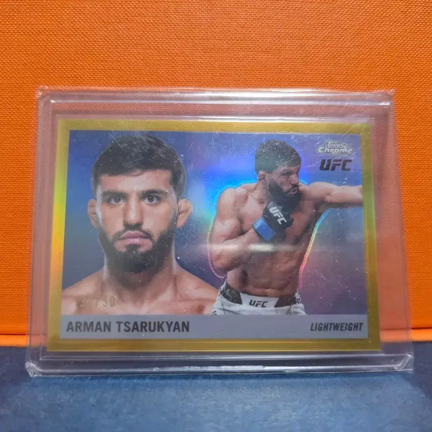 [BUNJANG] Arman Tsarukyan 2025 Topps Chrome Throwback True Gold /50 / 아르만 사루키안(Arman tsarukyan) 트루골드 /50