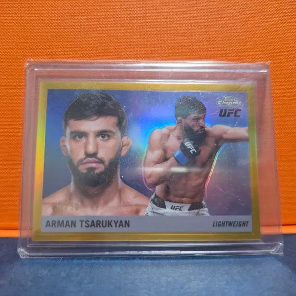 [BUNJANG] Arman Tsarukyan 2025 Topps Chrome Throwback True Gold /50 / 아르만 사루키안(Arman tsarukyan) 트루골드 /50