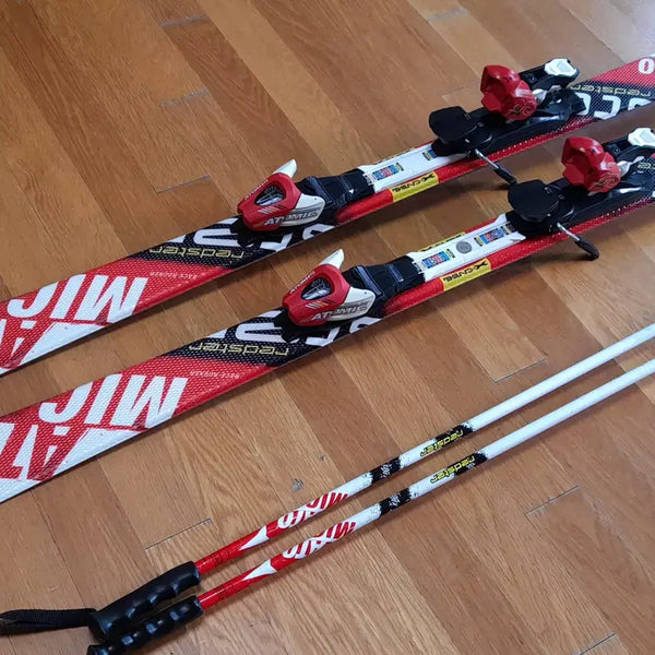 [BUNJANG] Atomic Junior Skis 140cm with Poles / 아토믹 쥬니어 스키 140cm