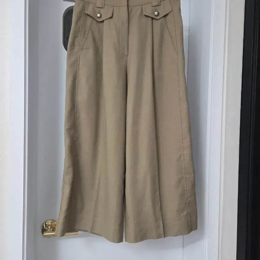 [BUNJANG] System Linen Wide Pants Size 2 / 한섬 시스템 린넨 와이드 팬츠