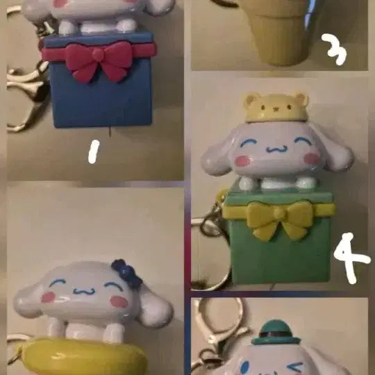 [BUNJANG] Cinnamoroll Clicker Keychain / [3+1] 시나모롤 딸깍이 키링 (새상품)
