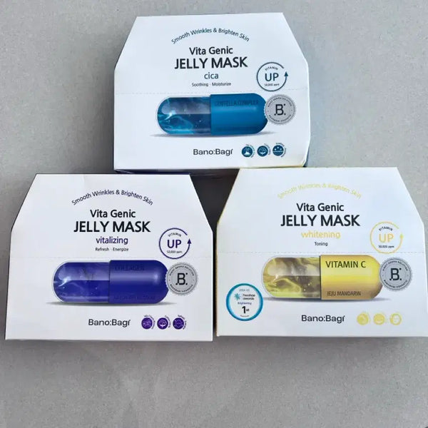 [BUNJANG] Banobagi Vita Genic Jelly Mask Set / 바노바기 비타 제닉 젤리 마스크 (비타민씨. 콜라겐)