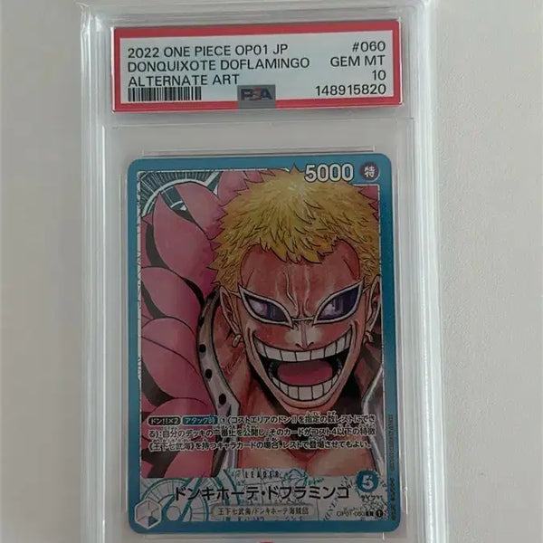 [BUNJANG] One Piece Card Donquixote Doflamingo Reprint Japanese PSA 10 / 원피스카드 도플라밍고 리페 일판 psa10