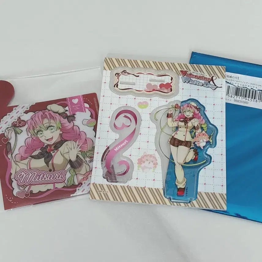 [BUNJANG] Demon Slayer Mitsuri Kanroji 2026 Valentine's Day Acrylic Standee Bundle / 귀멸의 칼날 2026 발렌타인 화이트데이 미츠리 아크릴