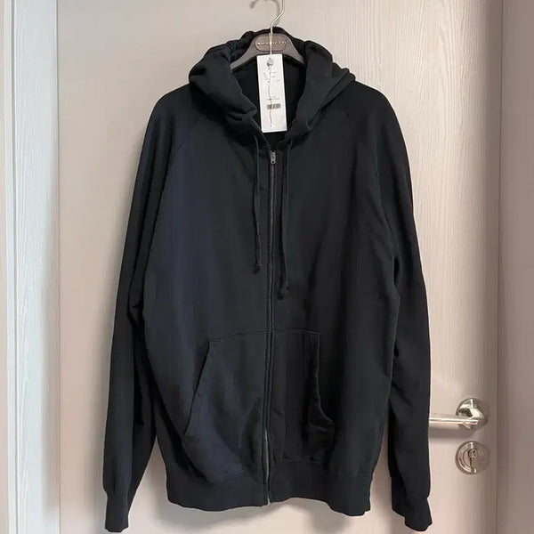 [BUNJANG] Comori 25SS Hooded Sweat Parka Zip-Up Black / [3/택포함] 25SS 코모리 후드 스웻 파카 후드집업 블랙