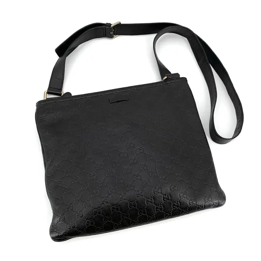 [BUNJANG] Gucci Guccissima Leather Messenger Bag / 구찌 시마 메신저백 크로스백 201446