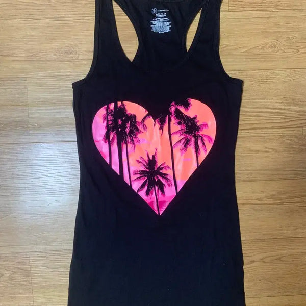 [BUNJANG] Vintage Graphic Tank Top Sleeveless / 빈티지 텀블러 그래픽 나시 슬리브리스