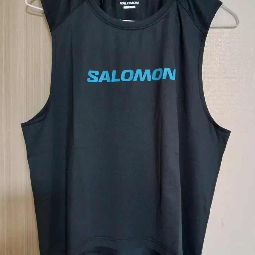 [BUNJANG] Salomon Sleeveless T-Shirt Black / 살로몬 민소매 티셔츠 블랙
