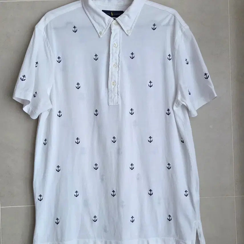 [BUNJANG] Polo Ralph Lauren Anchor Pique Polo Shirt Medium / 폴로랄프로렌 앵커 피케티셔츠 M택포