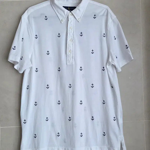 [BUNJANG] Polo Ralph Lauren Anchor Pique Polo Shirt Medium / 폴로랄프로렌 앵커 피케티셔츠 M택포
