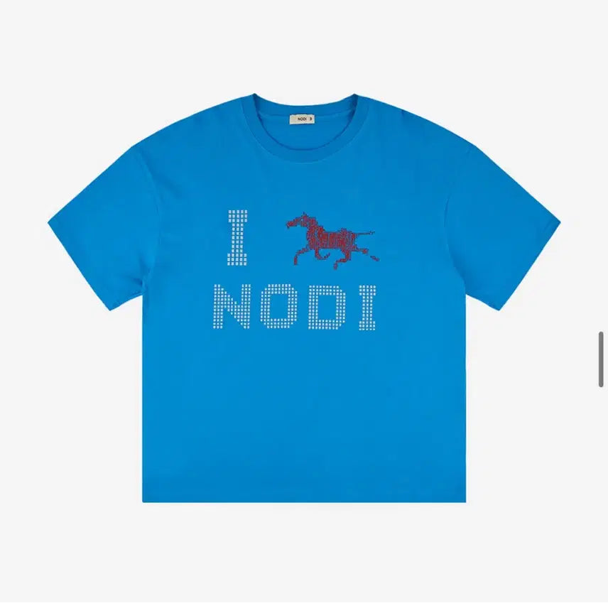 [BUNJANG] Nody Short-Sleeve T-Shirt Blue L / 노디 반팔티 블루 3(L)