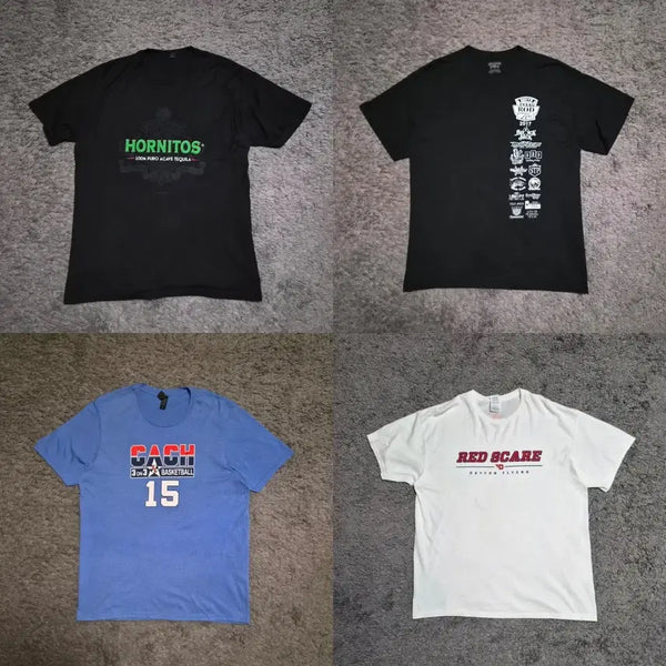 [BUNJANG] USA Vintage Tequila Hot Rod Basketball University Graphic T-Shirt XL / XL) 미국 빈티지 반팔 티셔츠 USA 데낄라 핫로드 농구 대학