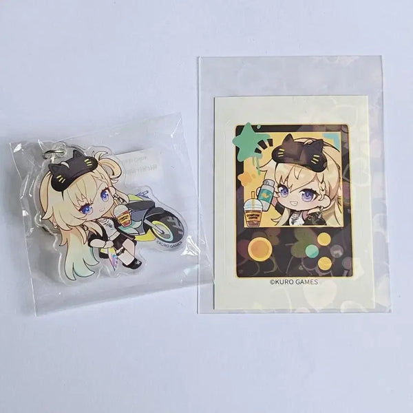[BUNJANG] Meiji Compose Rinne Collaboration Bundle Keyring and Sticker Set / [일괄]명조 컴포즈 2차 콜라보 린네 키링, 스티커