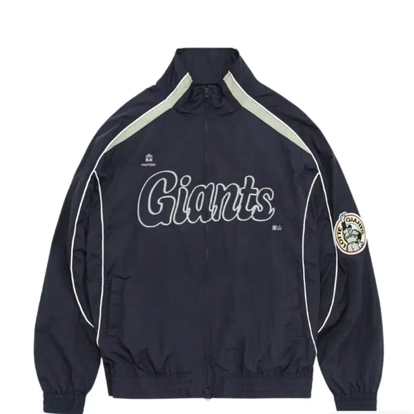 [BUNJANG] Politeru x Lotte Giants Collaboration Retro Jumper Navy / (120)폴리테루 x 롯데 더그아웃 레트로 점퍼 네이비