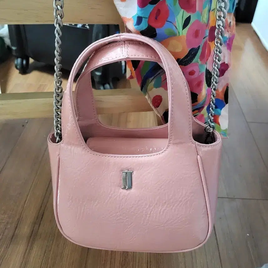 [BUNJANG] J.ESTINA Pink Leather Crossbody Shoulder Bag / 제이에스티나 가방