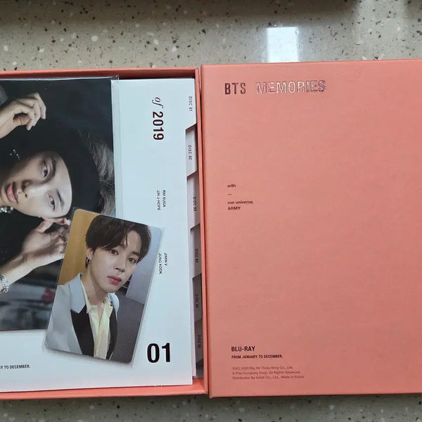 [BUNJANG] BTS 2019 Memories Blu-ray Bundle Set (Photocard: Jimin) / 일괄)방탄 2019 메모리즈 블루레이 판매 (포카:지민)해요.