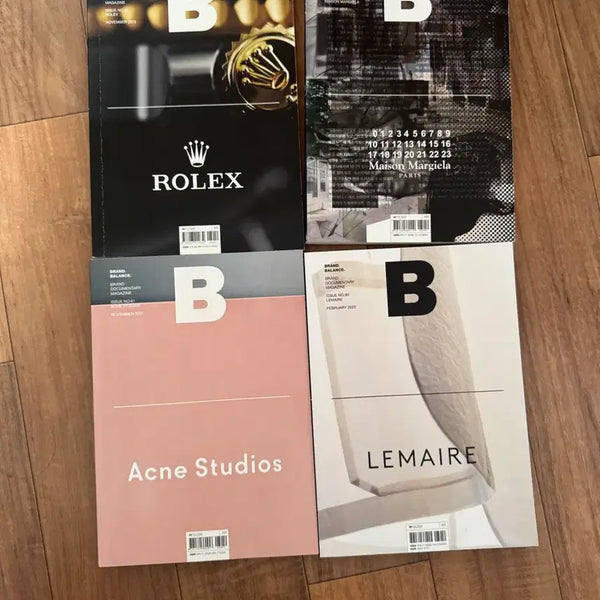[BUNJANG] Magazine B Set (Maison Margiela, Rolex, Acne Studios) / 매거진B 3종 세트 (마르지엘라, 롤렉스, 아크네 스튜디오)