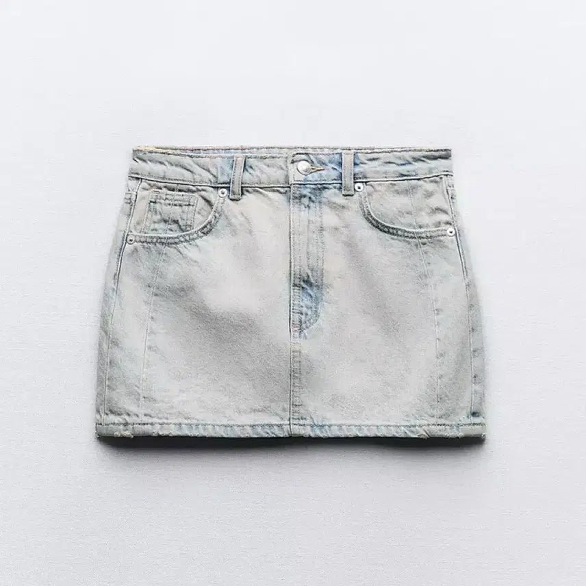 [BUNJANG] Zara TRF Denim Mini Skirt / 자라 TRF 데님 미니 스커트