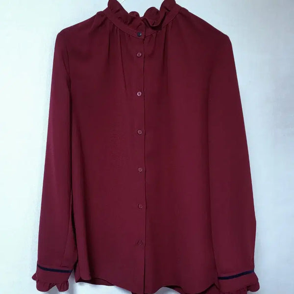 [BUNJANG] Roem Frill Blouse / 로엠 프릴 블라우스