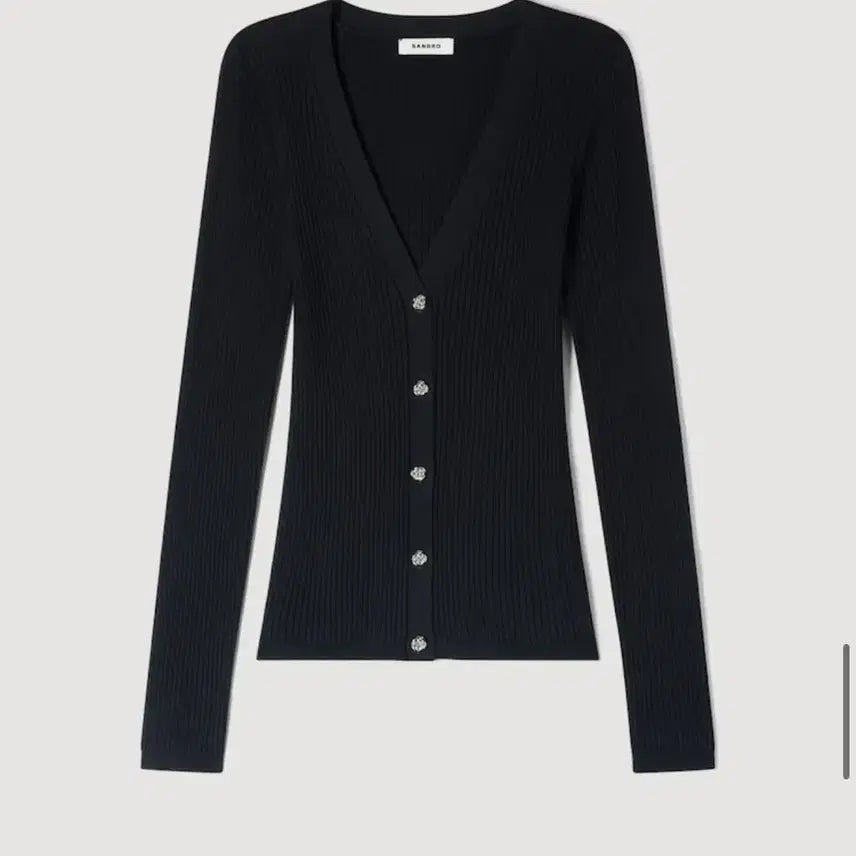 [BUNJANG] Sandro Basic Black Cardigan / 산드로 가디건