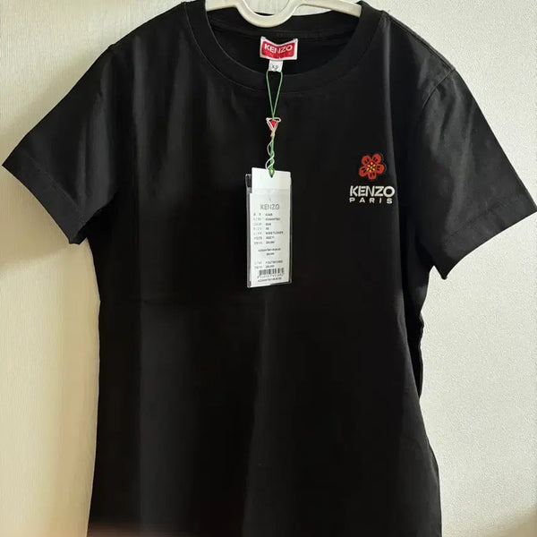[BUNJANG] Kenzo Tiger Logo Short Sleeve T-Shirt Black Women's XS / (새상품) 겐조 타이거 반팔티 블랙