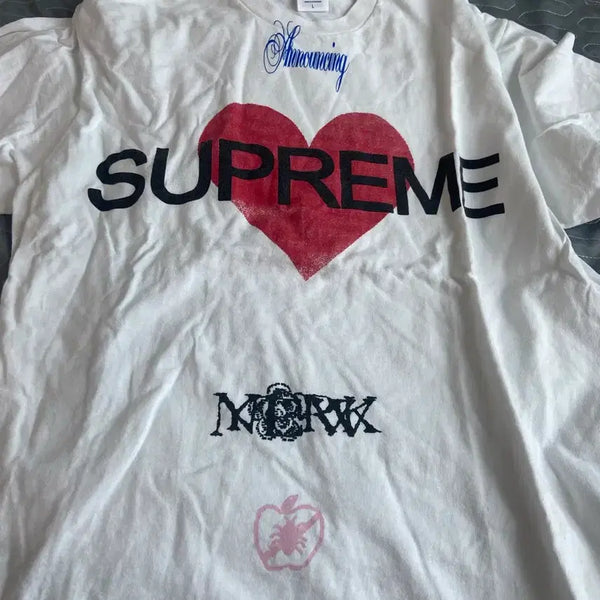 [BUNJANG] Supreme 25SS Announcing T-Shirt White / [L] 25SS 슈프림 어나운싱 티셔츠 화이트