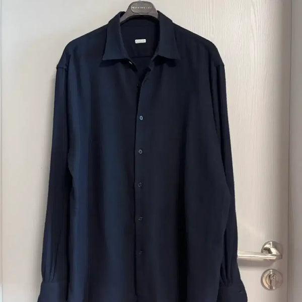 [BUNJANG] Apres's Wool Shirt Navy / [2] 24AW 아프레쎄 울 셔츠 네이비 2