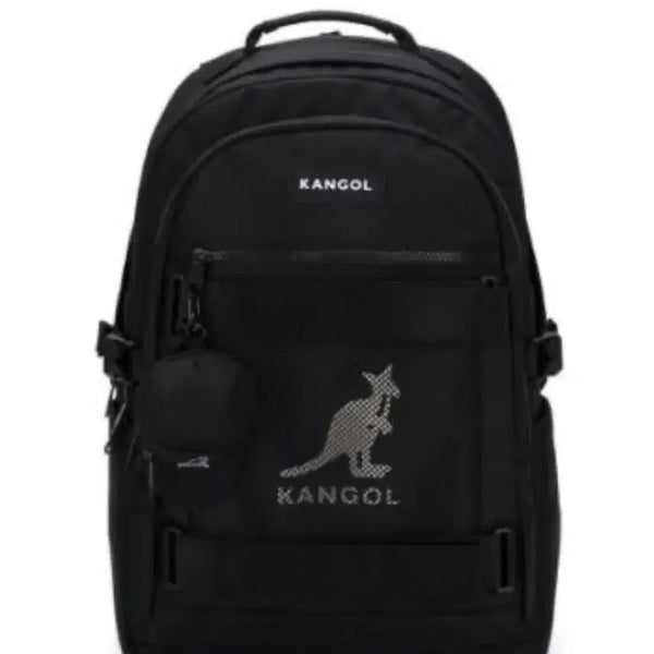 [BUNJANG] Kangol Black Backpack / 캉골 백팩 블랙