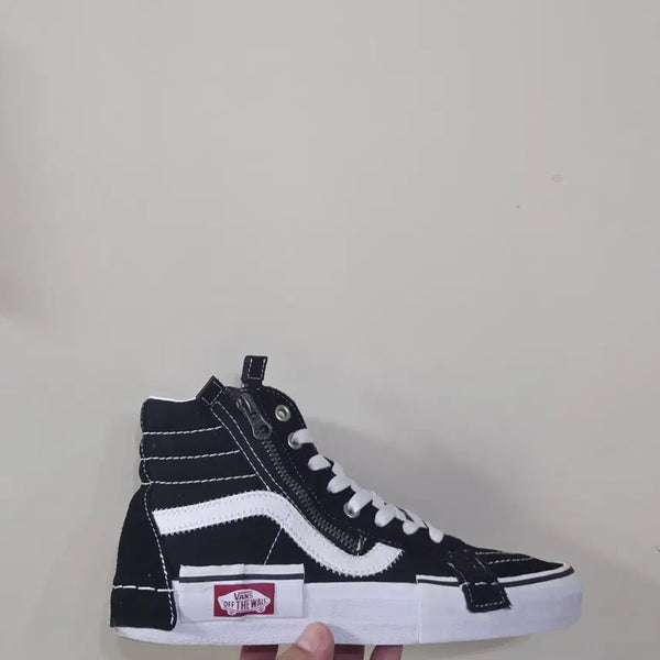 [BUNJANG] Vans Sk8-Hi Reissue Cap "Black White" Sneakers / [240] 반스 스케이트 하이 리이슈 캡 reissue 블랙화이트