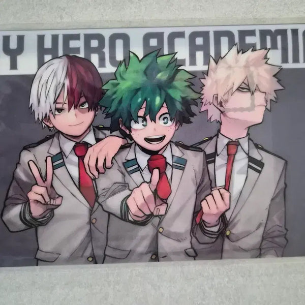 [BUNJANG] My Hero Academia Art Exhibition Clear Case Postcard Set (Sealed) / 미개봉 ! 히로아카 원화전 클리어케이스 엽서 세트