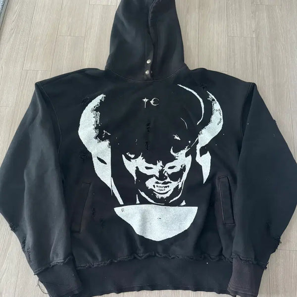 [BUNJANG] THUG CLUB Devil Hoodie / 떠그클럽 악마후드