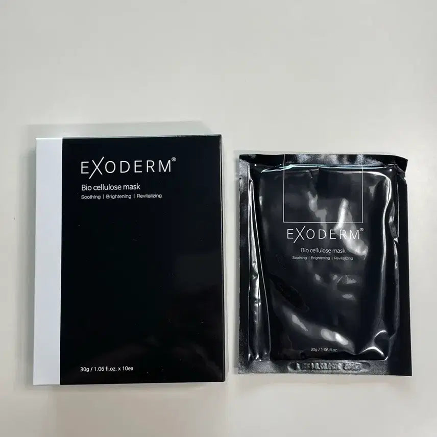 [BUNJANG] Exoderm Bio Cellulose Mask 10 Sheets (1 Box) / 엑소덤마스크 10매(1박스)
