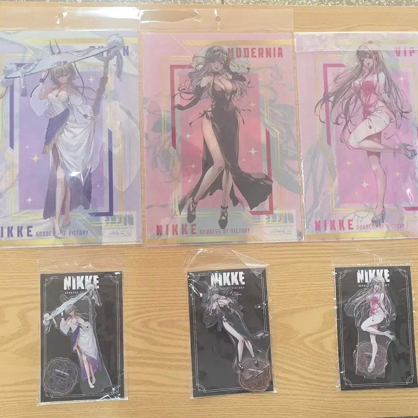 [BUNJANG] Nier: Automata Japanese Exhibition Set Acrylic Stand & Clear File / 니케 일본한정 전시회세트
