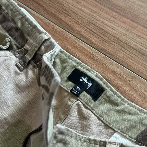 [BUNJANG] Stussy Ripstop Cargo Pants Camo (Size 30) / stussy ripstop cago pants camo 30