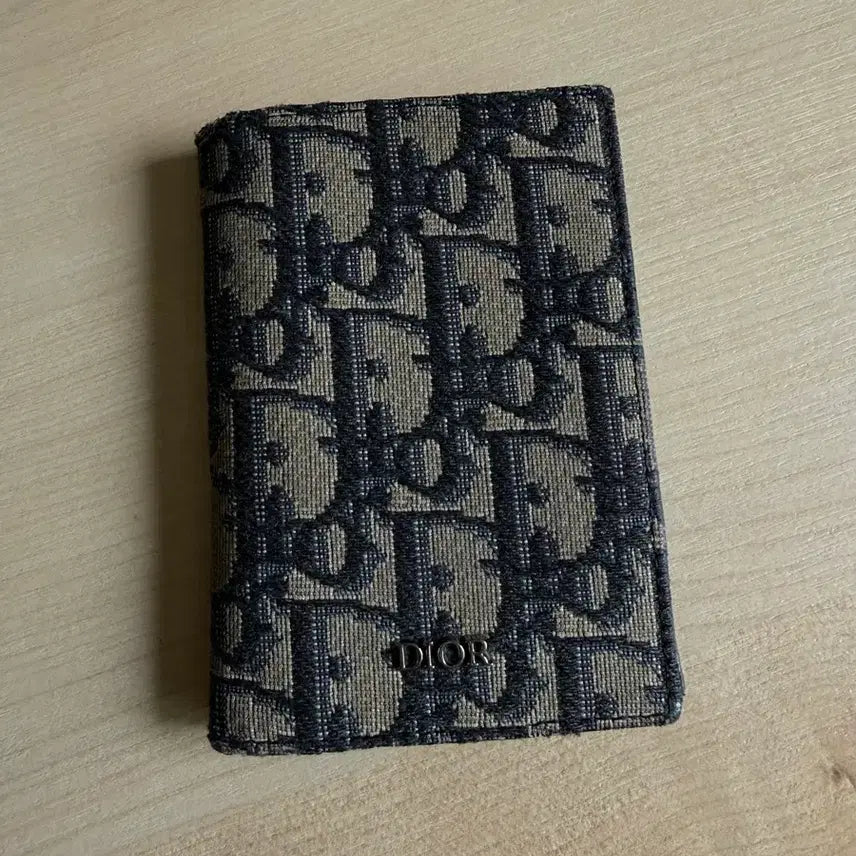 [BUNJANG] Dior Dior Oblique Jacquard Vertical Bi-fold Card Holder / 디올 오블리크 오거나이저