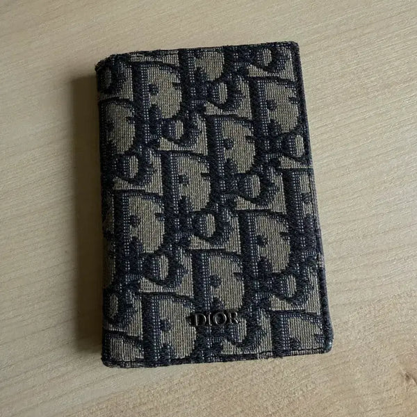 [BUNJANG] Dior Dior Oblique Jacquard Vertical Bi-fold Card Holder / 디올 오블리크 오거나이저