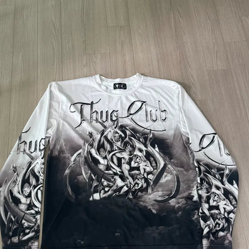 [BUNJANG] THUG CLUB Devil Long Sleeve Shirt / 떠그클럽 악마 롱슬리브