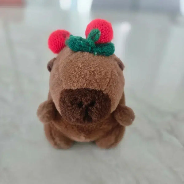 [BUNJANG] Capybara Charm with Cherry Decoration / 귀여운 카피바라 키링