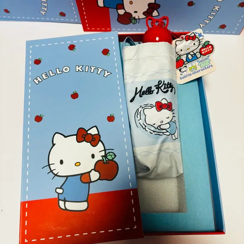 [BUNJANG] Hello Kitty 5-Section Folding Sun Umbrella / 헬로키티 암막 5단 양우산