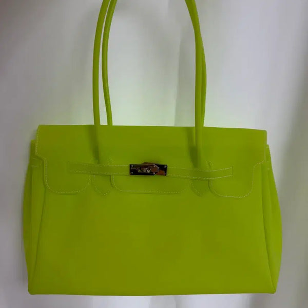 [BUNJANG] Jelly Bag Perkin Bag Birkin Bag Neon Green / <당일발송> 젤리백 퍼킨백 젤리버킨백 네온그린