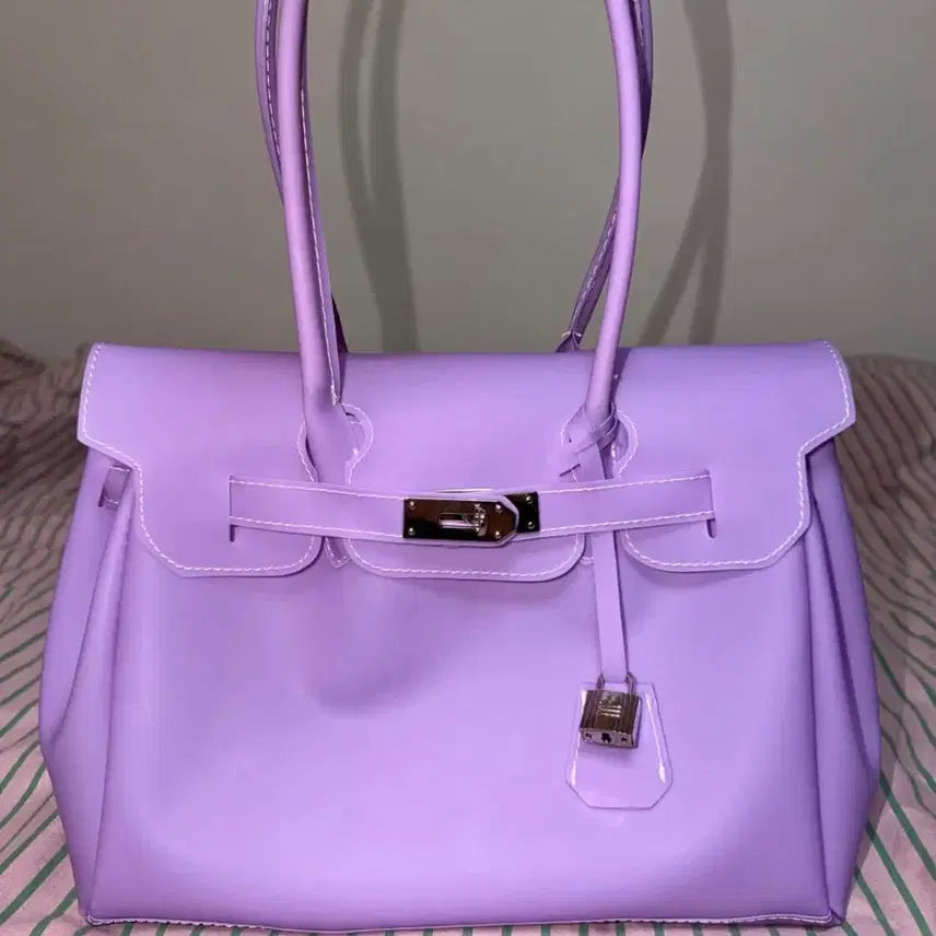 [BUNJANG] Perkin Bag Purple Jelly Birkin Bag / <당일발송> 젤리백 퍼킨백 젤리버킨백 퍼플