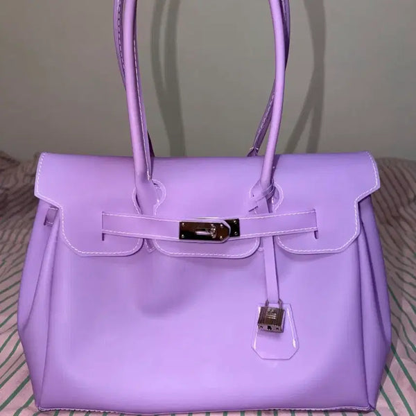 [BUNJANG] Perkin Bag Purple Jelly Birkin Bag / <당일발송> 젤리백 퍼킨백 젤리버킨백 퍼플