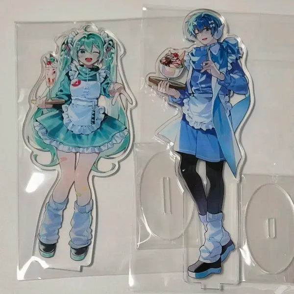 [BUNJANG] Vocaloid Hatsune Miku Kaito Jersey Maid Acrylic Stand / 보컬로이드 하츠네 미쿠 카이토 kaito 져지 메이드 아크릴 스탠드