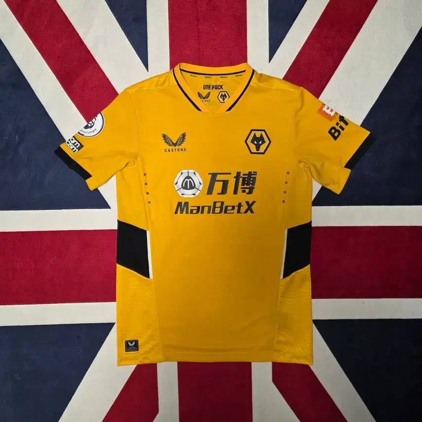 [BUNJANG] Hwang Hee-chan 21/22 Wolves Home Issued Player Issue Jersey - Size M / 21/22 울브스 홈 지급용 M - 황희찬
